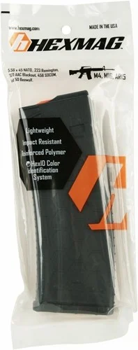 HEXMAG MAGAZINE AR-15 5.56X45 - 10RD BLACK POLYMER SERIES 2 - Image 3