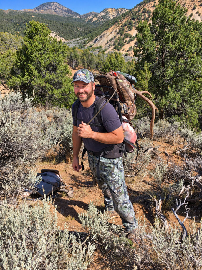 Matt Bergstreser on a mountain hunt