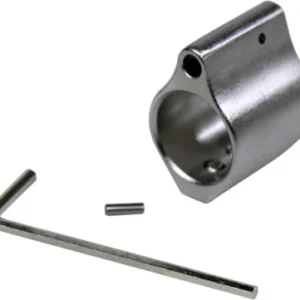 GUNTEC LOW PROFILE GAS BLOCK - .750 DIA STAINLESS STEEL