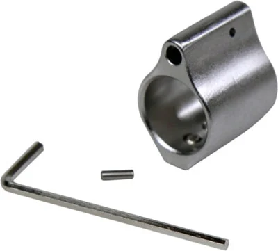 GUNTEC LOW PROFILE GAS BLOCK - .750 DIA STAINLESS STEEL